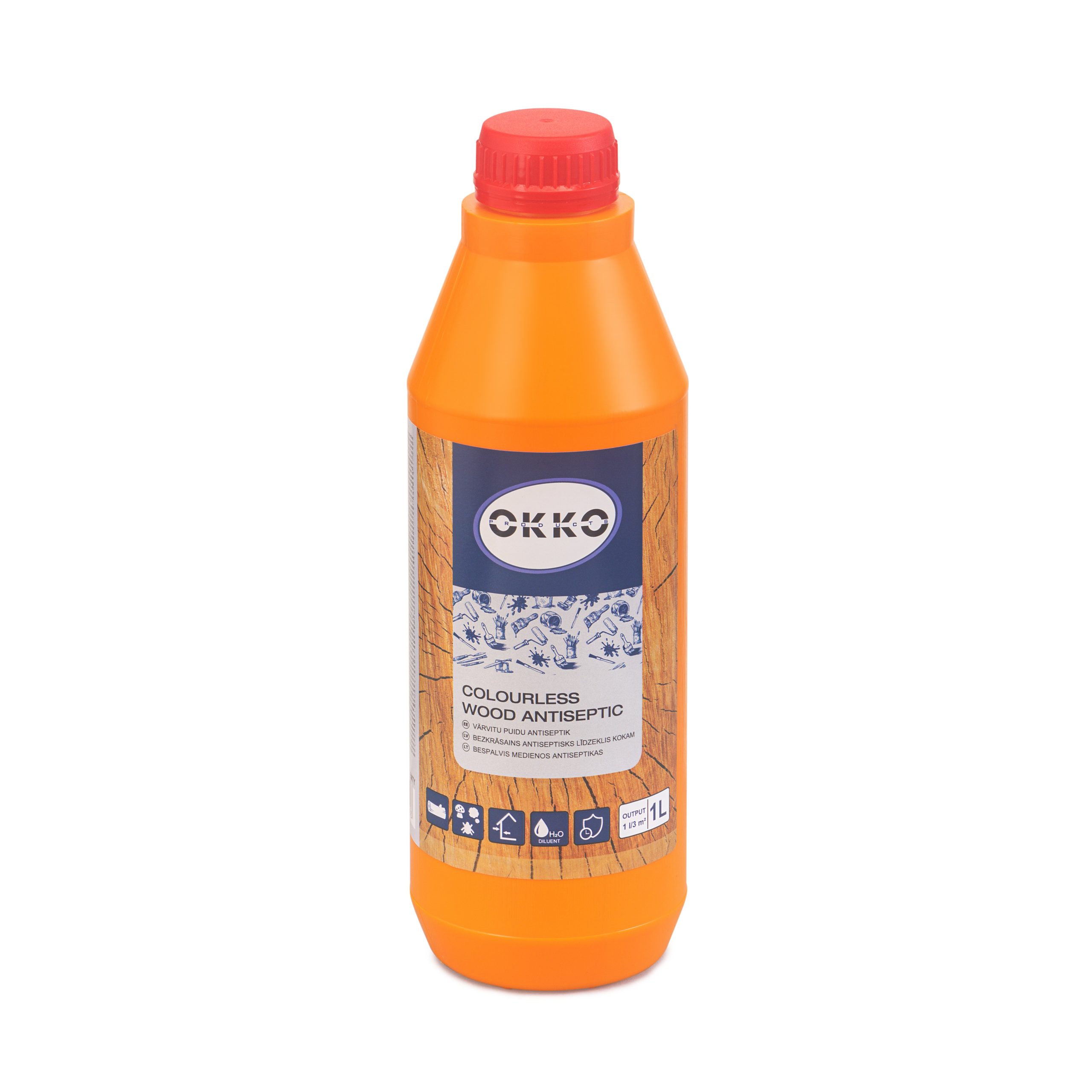 COLORLESS WOOD ANTISEPTIC OKKO T 1L