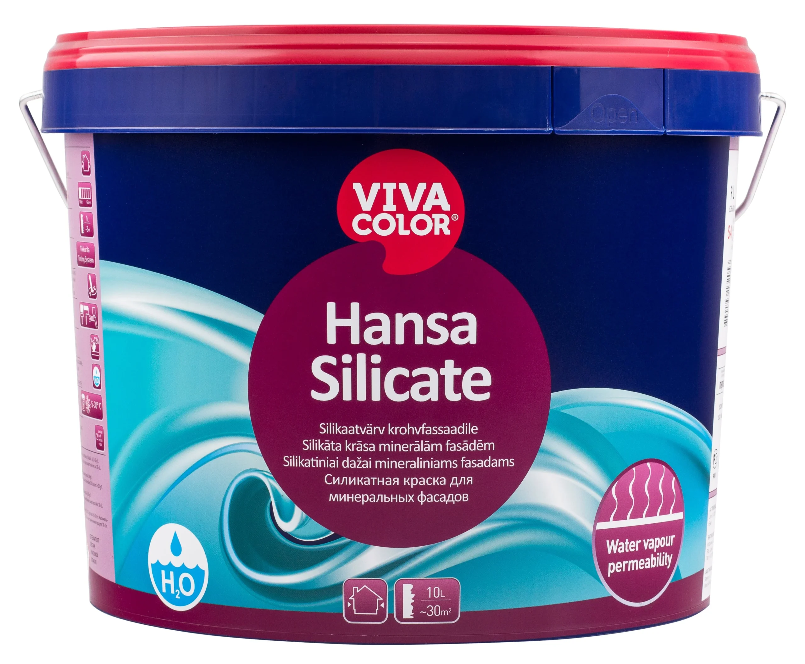 COLOR FOR MASONRY FACADE HANSA SILICAT 9L SC