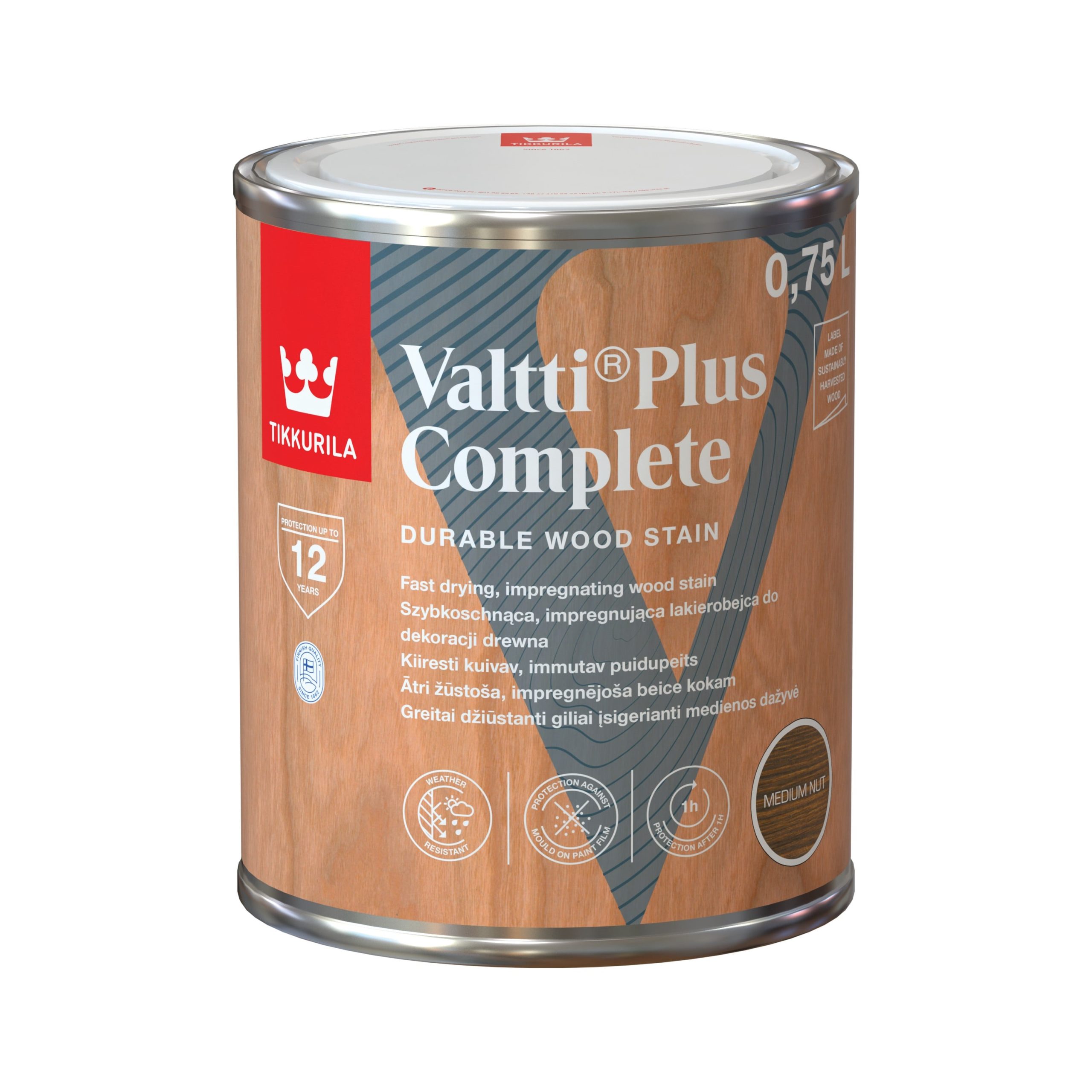 IMPREGNANT VALTTI PLUS COMP.WALNUT 0.75L