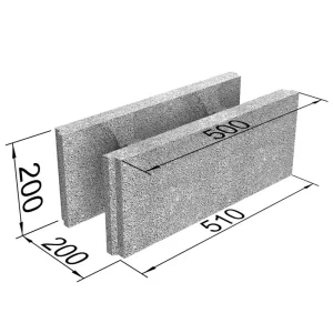 BLOKI FIBO PAMATU 200X200X500/80