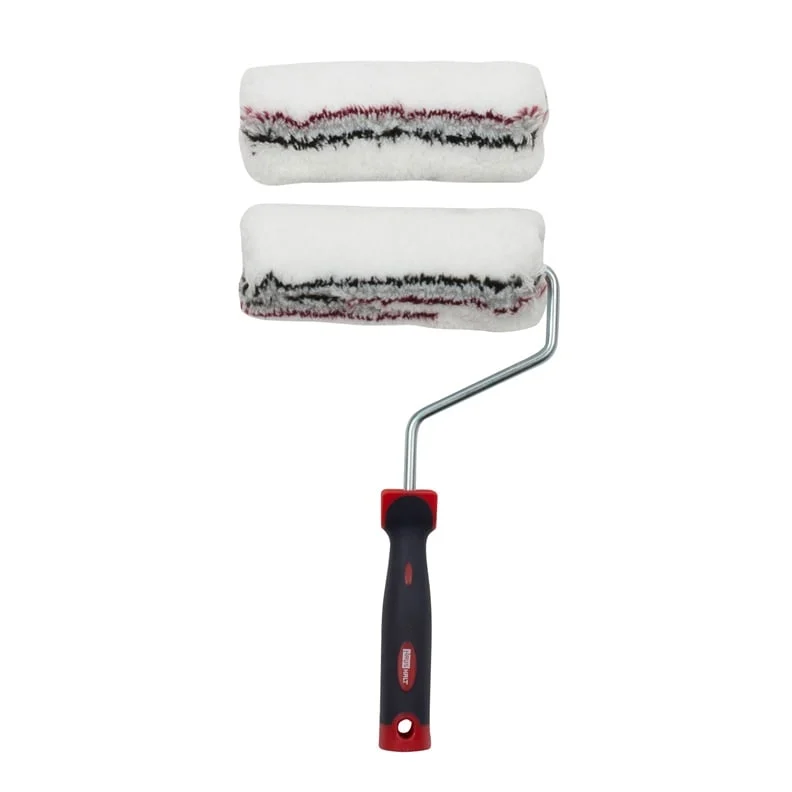 SET MICROFIBER PAINT ROLLERS 2 PCS AND HANDLE