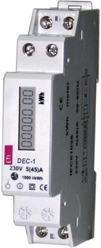 ELECTRIC METER MODULAR 1F DEC-1