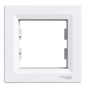 FRAME SCHNEIDER ASFORA 1-SOCKET WHITE