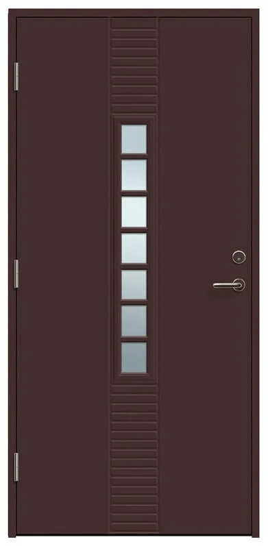 OUTDOOR DOOR ANDREA 7 BROWN 9X21 LEFT