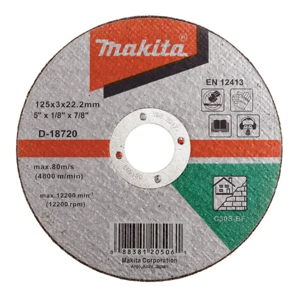 CUTTING DISC FOR STONE 125 X 3 C30S