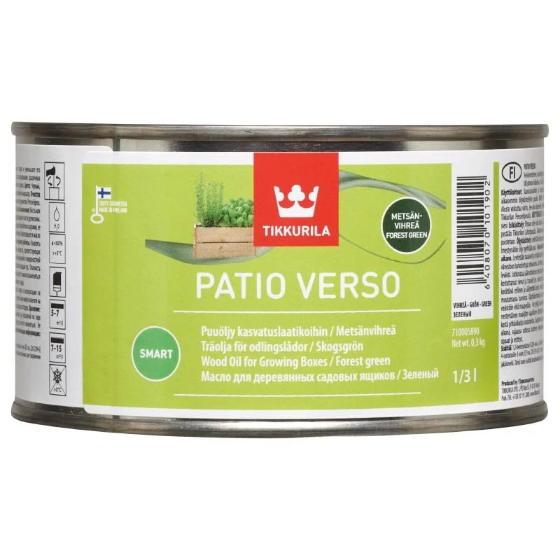 OIL IN WOODEN BOX PATIO VERSO BROWN 0.33L