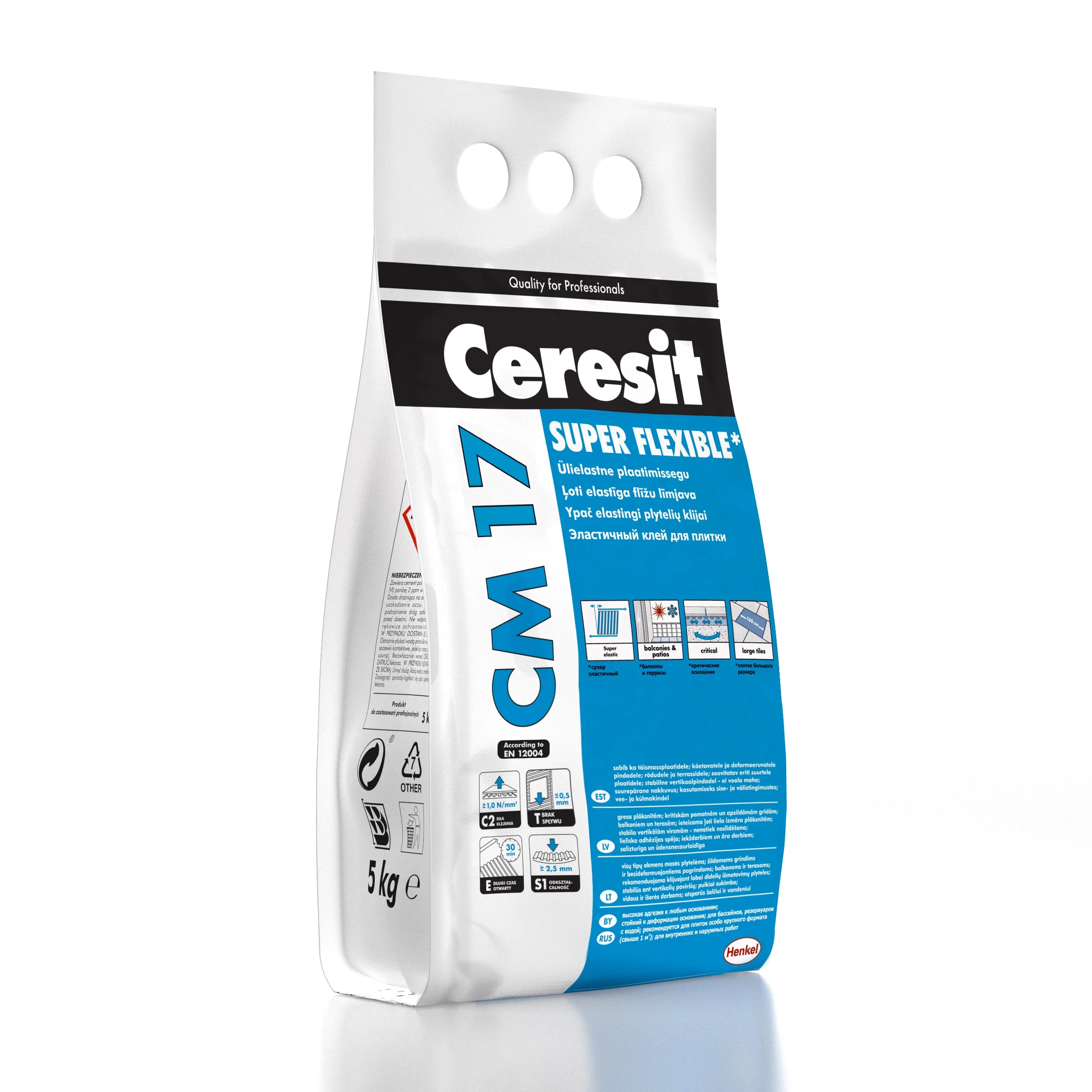 TILE ADHESIVE CERESIT CM17 C2TES1 5KG