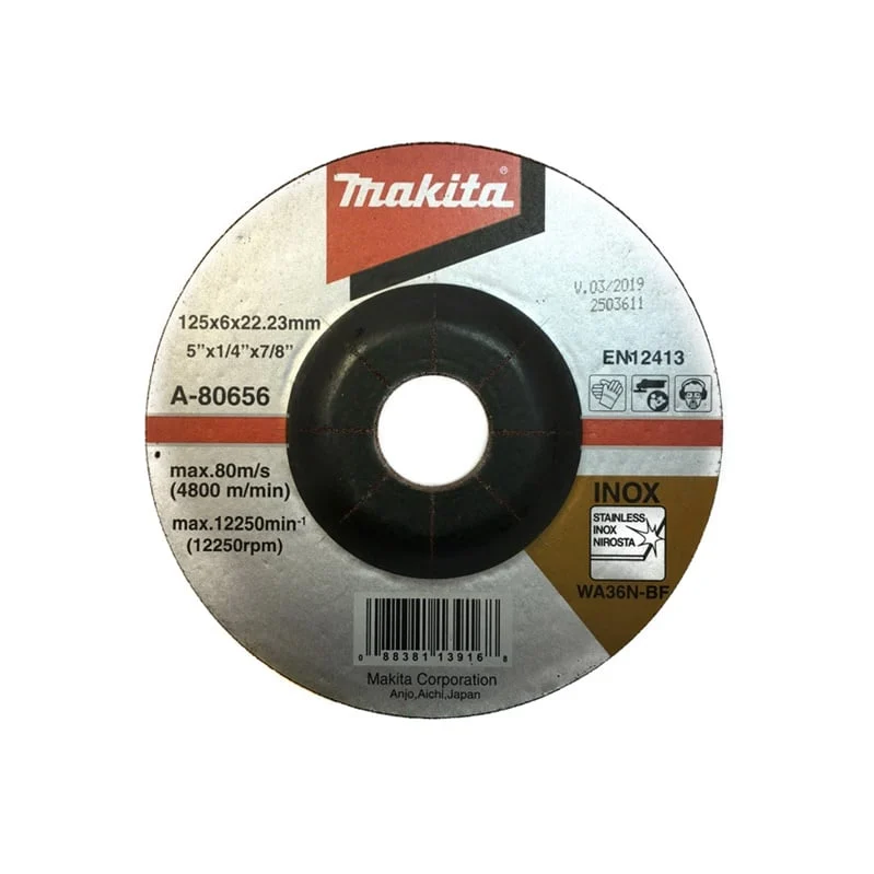 СЛИПРИПА 125X6X22,23MM INOX A-80656