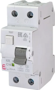 RELEJS NOPLŪDES 2P 16A 30MA KZS-2M AUTO