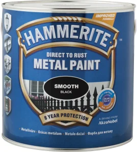 KRĀSA HAMMERITE SATĪNA MELNS PUSM.750ML