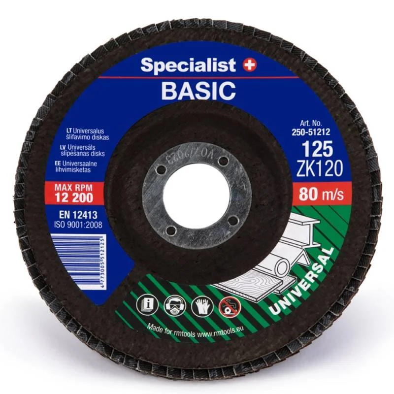 SLĪPDISKS LAPIŅU BASIC 125 ZK120