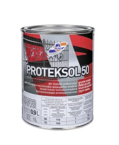 GRUNTS-EMALJA PROTEKSOL-50 MELNA 0,9L