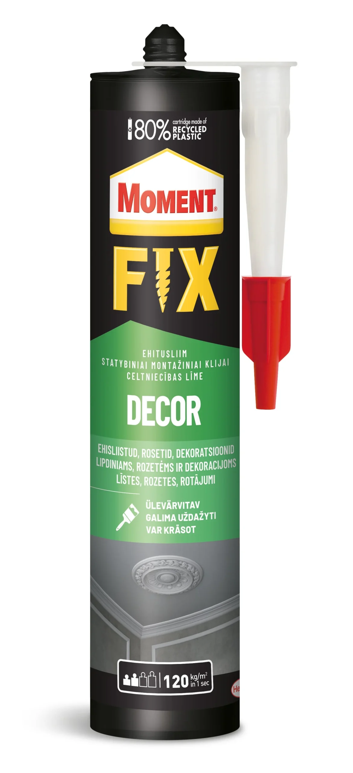 КЛЕЙ MOMENT FIX DECOR 380G