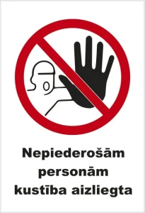 ZĪME NEPIEDER. PERS. KUST.AIZL. 15X22