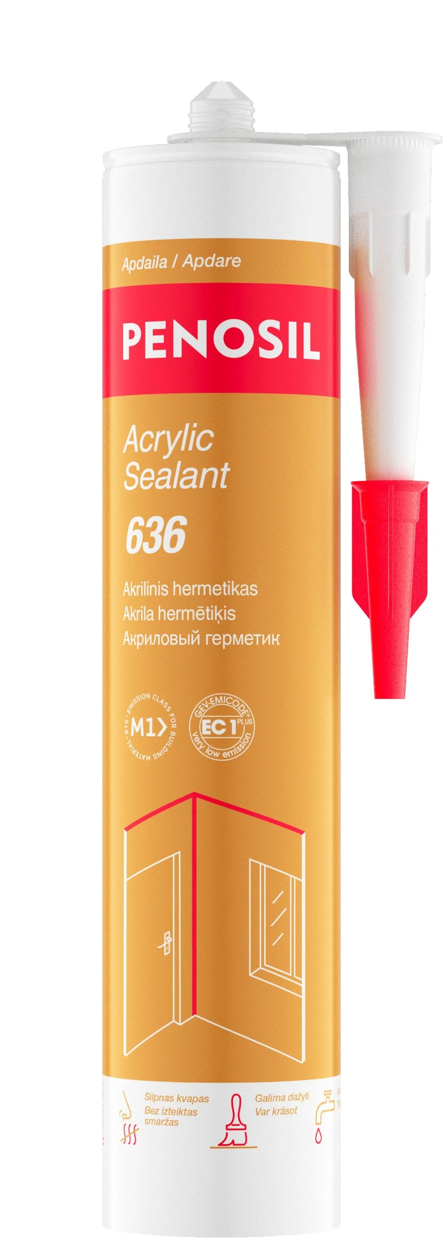 ACRYLIC SEALANT 636 GRAY 280ML