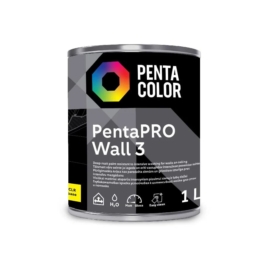 КРАСКА PENTACOLOR PENTAPRO MAT CLR 1L