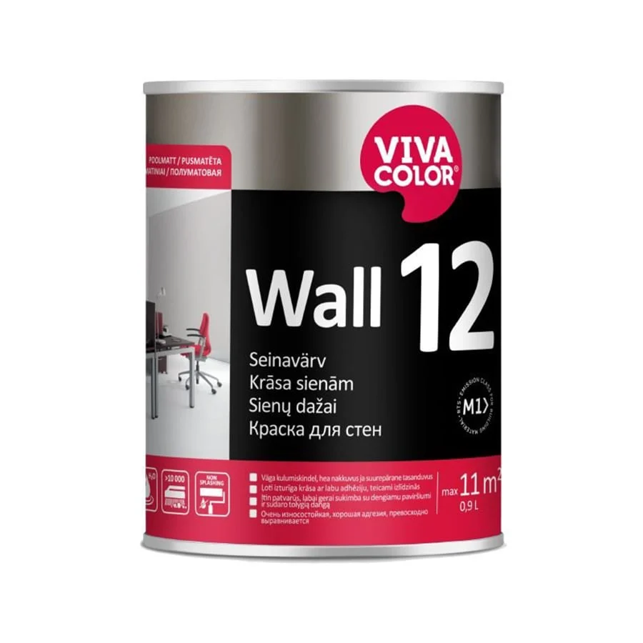 WALL COLOR 12 A SEMI-MATT 0.9L