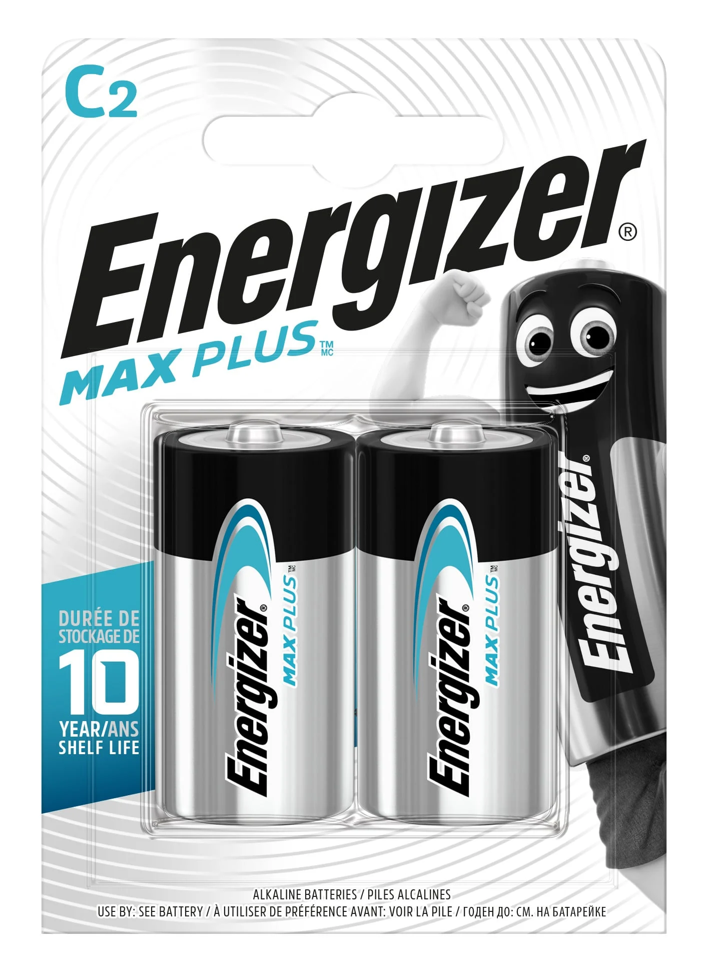 ENERGIZER MAX PLUS C B2 ALK. BATTERIES