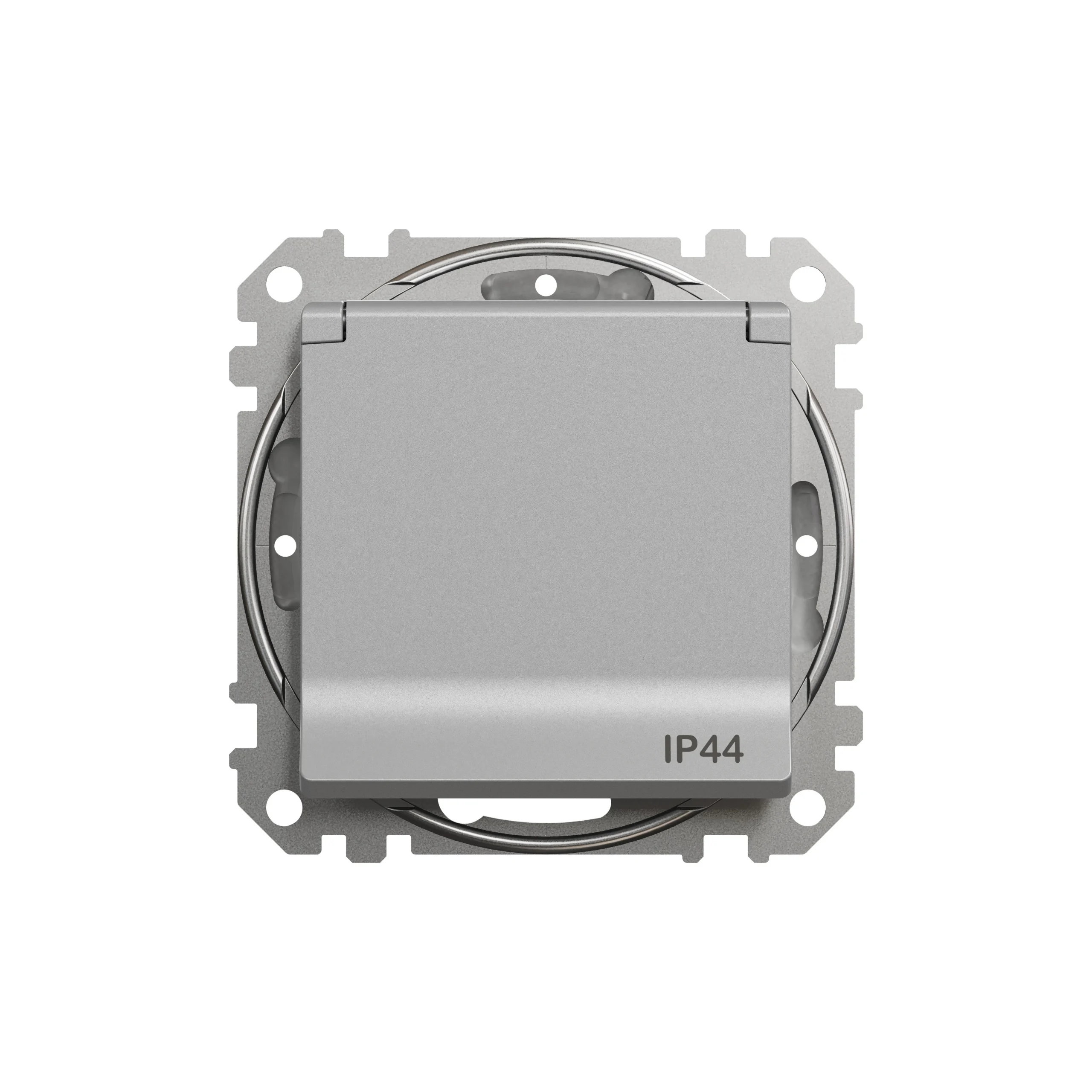 K-LIGZDA IP44 1-VIET AR ZEMĒJUMU SUDRABA