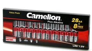 BATERIJAS CAMELION PLUS AA B36 (28+8)ALK