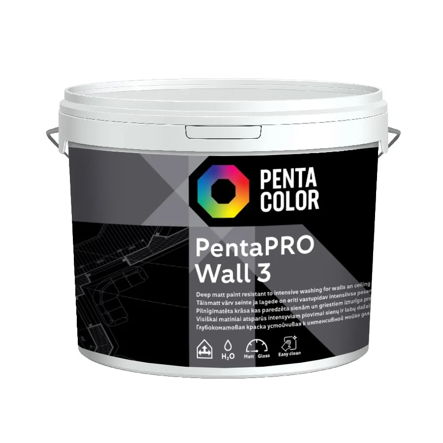 КРАСКА PENTACOLOR PENTAPRO MAT БЕЛАЯ 3Л