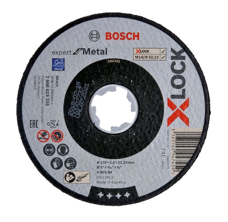 DISKS GRIEŠANAS MET.TAISNS X-LOCK125X2.5