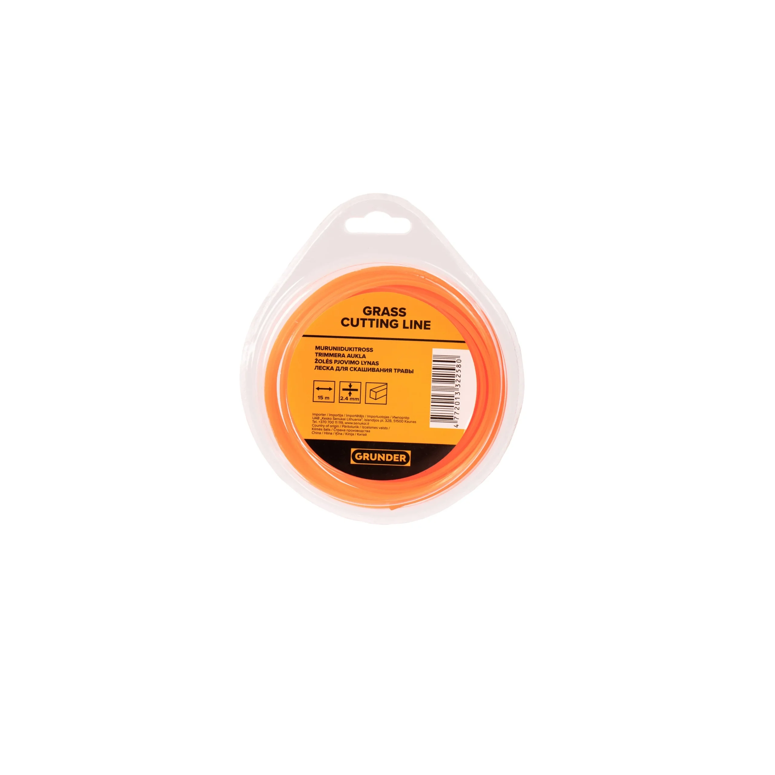 ZĀLES PĻĀVĒJA 2.4 MM 15 M KVADR ECO