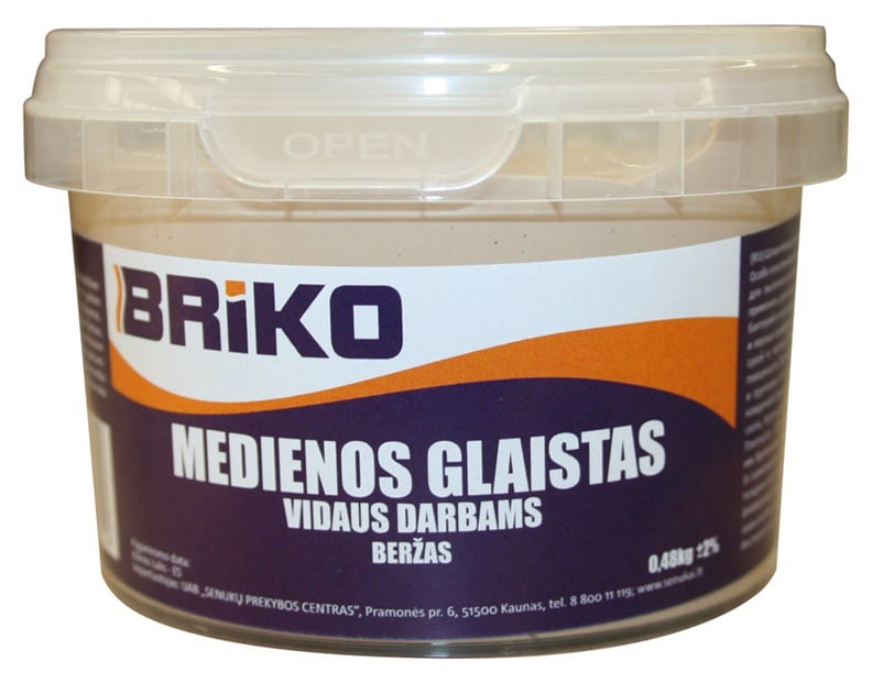 BRIKO PUTTY FOR WOOD BIRCH 0.48KG
