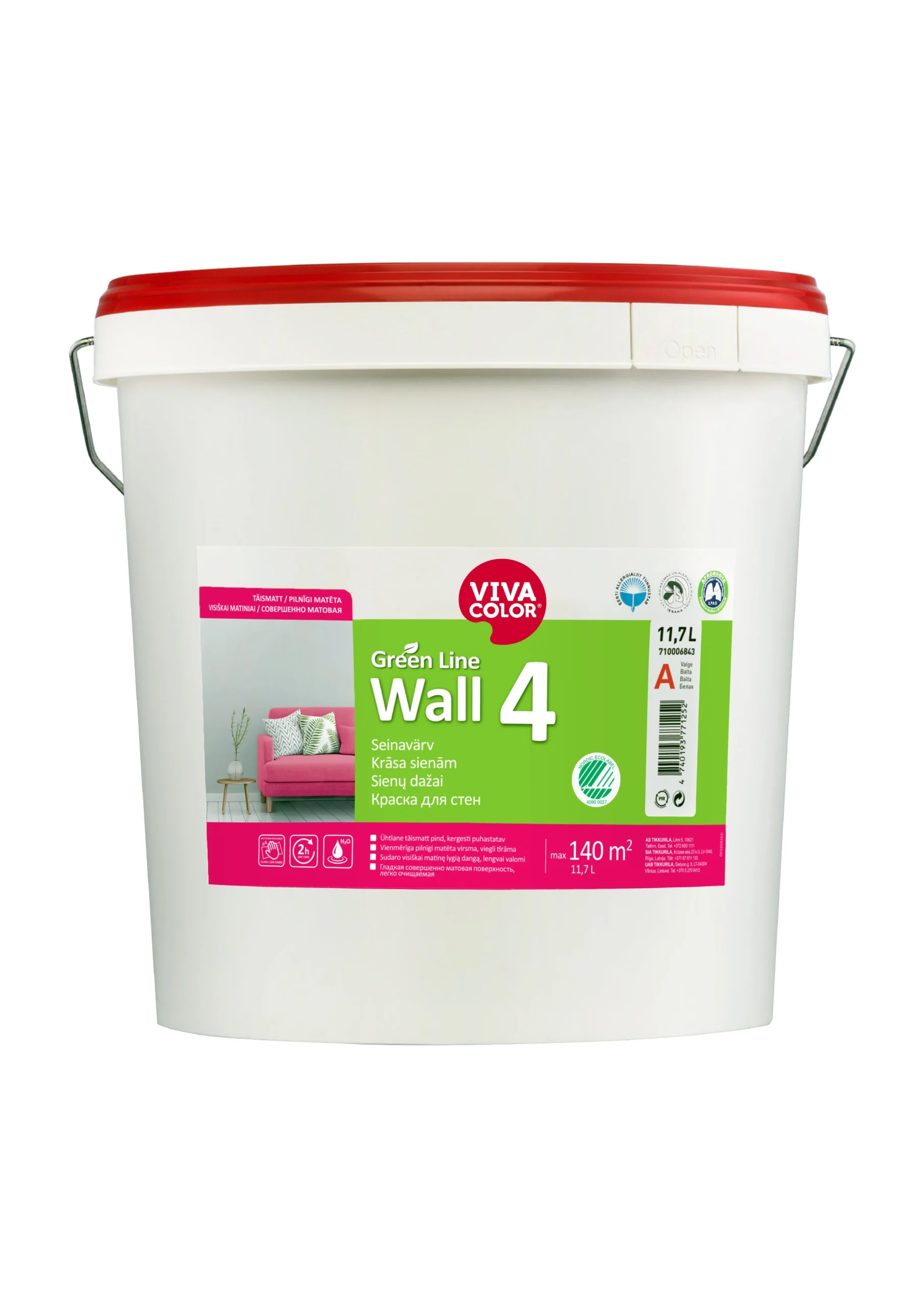 KRĀSA GREEN LINE WALL 4 A 11,7L