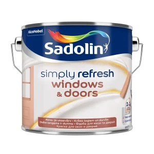 KRĀSA SIMP REFRESH WINDOWS&DOORS BW 2.5L